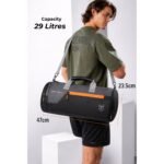 Gym duffle bag - 29L with shoe compartment - Image 4